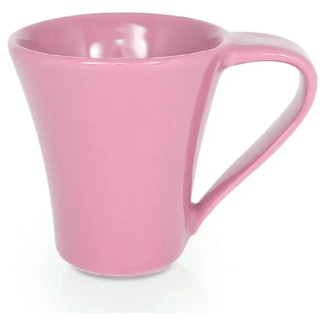 Чашка керамічна Flores 200 мл Розовый 1757-13
