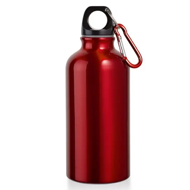 Пляшка для води 400 мл Черный Красный 13594-04