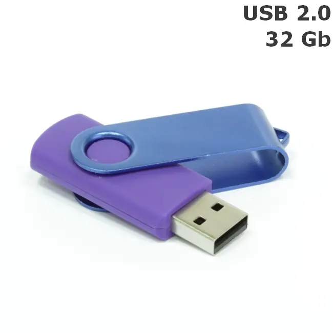Флешка 'Twister' 32 Gb USB 2.0 Синий Фиолетовый 8692-47