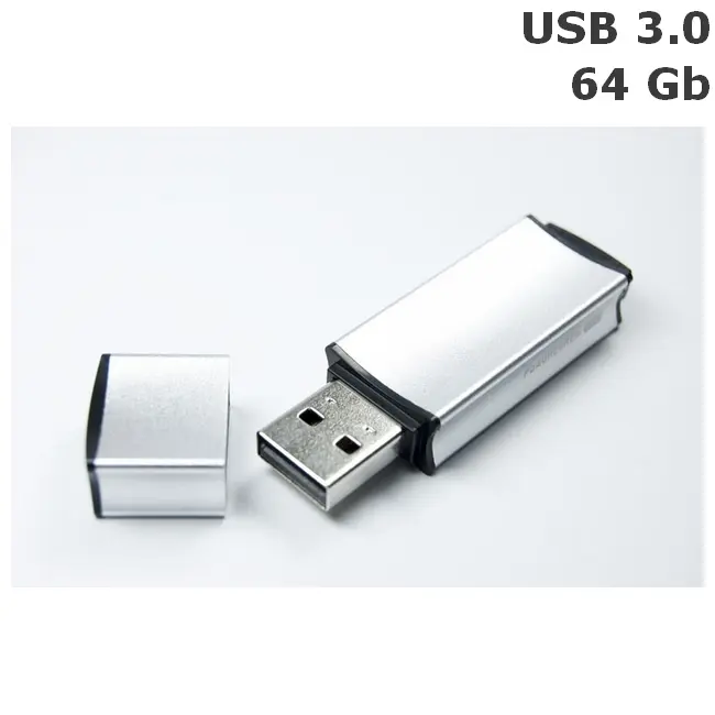 Флешка 'GoodRAM' 'EDGE' 64 Gb USB 3.0 срібляста Серебристый 6341-01