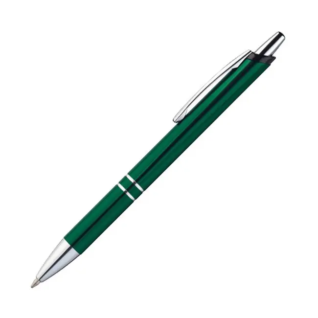 Ручка металева Серебристый Зеленый 4144-01