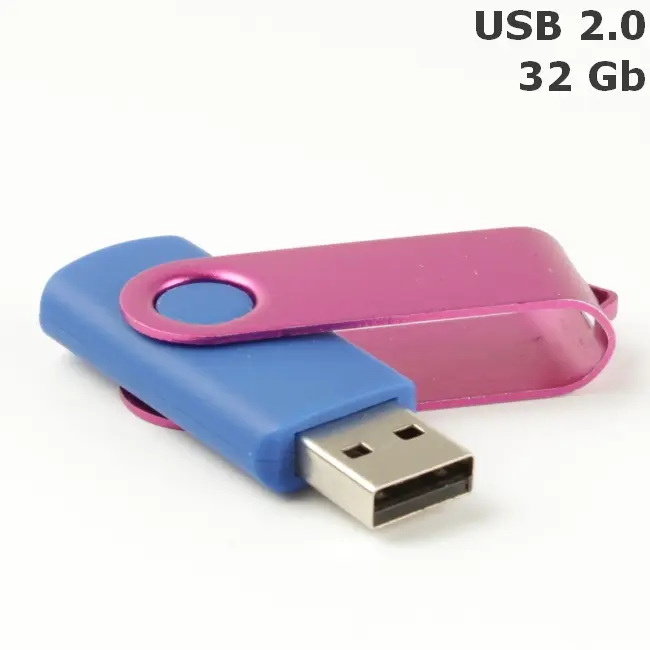 Флешка 'Twister' 32 Gb USB 2.0 Розовый Синий 8692-122