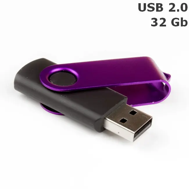 Флешка 'Twister' 32 Gb USB 2.0 Фиолетовый Черный 8692-143