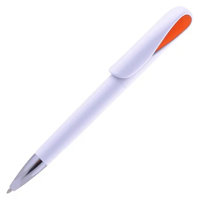 Ручка пластиковая Серебристый Белый Оранжевый 10052-02
