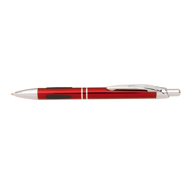 Ручка металева Черный Красный Серебристый 2788-03