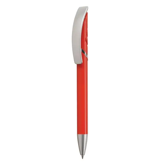 Ручка пластиковая Серебристый Красный 5662-03
