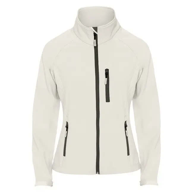Куртка софт-шел 'ROLY' 'Antartida woman' Белый Черный 8771-03