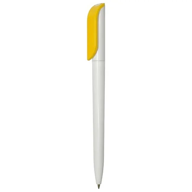 Ручка Uson пластиковая с поворотным механизмом Белый Желтый 3925-66