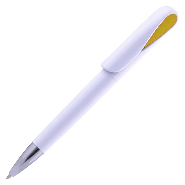 Ручка пластиковая Серебристый Желтый Белый 10052-01