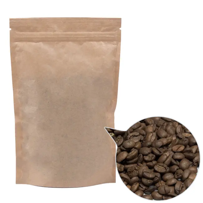 Кофе зерно '100% Арабика Гондурас' ДП130х200 крафт 200г Коричневый 13812-04