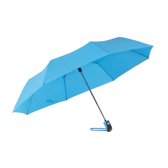 Зонт складной автоматический Голубой 3174-02