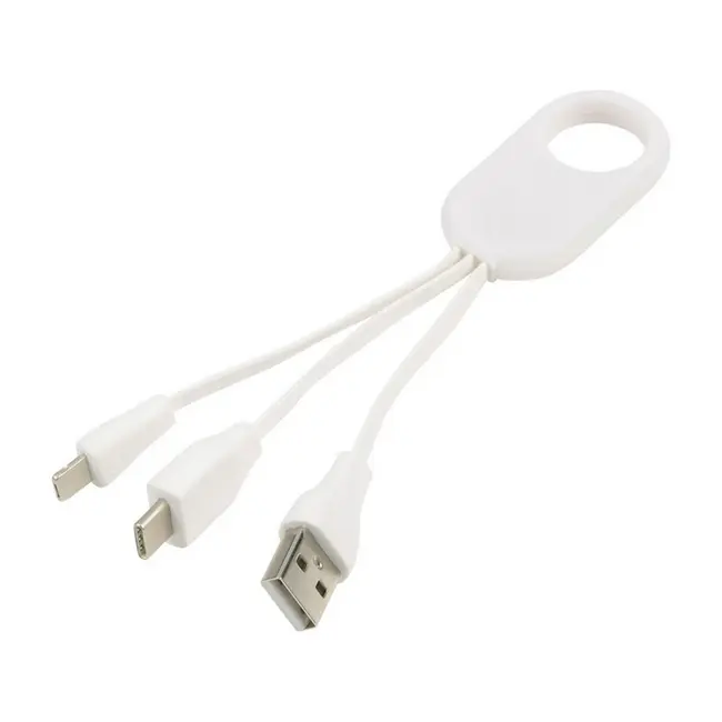 Зарядный кабель 3в1 Белый 13164-01