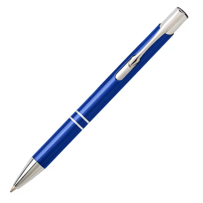Ручка металлическая шариковая Серебристый Синий 8283-03