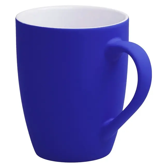 Чашка керамическая Soft-Touch 320мл Синий Белый 12663-05