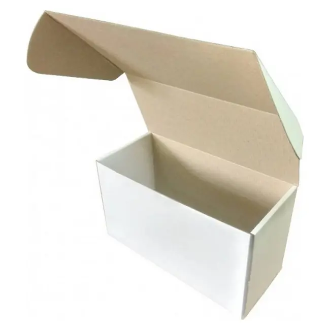 Коробка картонна Самозбірна 240х110х140 мм біла Белый 10156-01