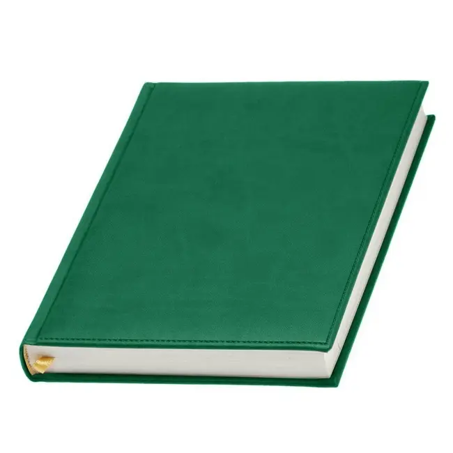 Щоденник недатований A5 кремовий блок Зеленый 11733-04
