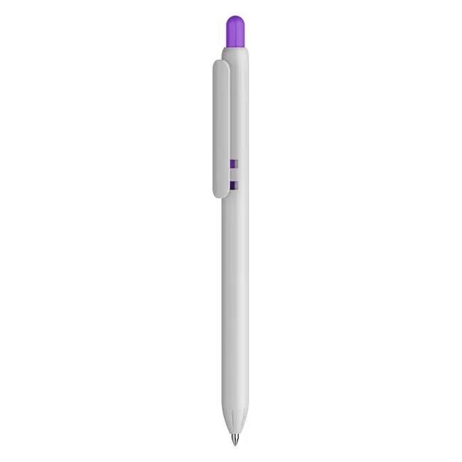 Ручка пластикова 'VIVA PENS' 'LIO WHITE' Белый Фиолетовый 8637-06