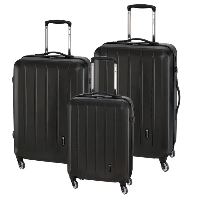 Набор дорожных чемоданов 'CORK' Черный 3235-01