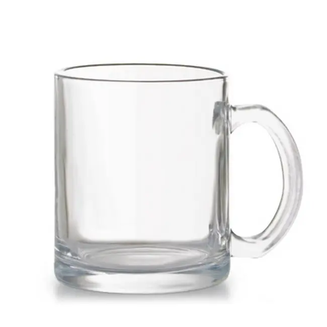 Чашка стеклянная 340 мл Белый 5432-01