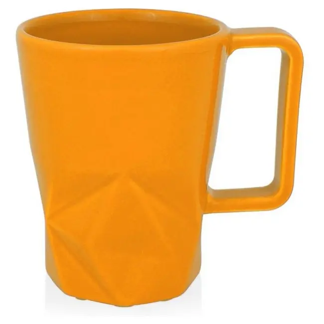 Чашка керамічна Crystal 350 мл Оранжевый 1692-13