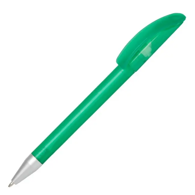 Ручка пластикова Серебристый Зеленый 1362-04