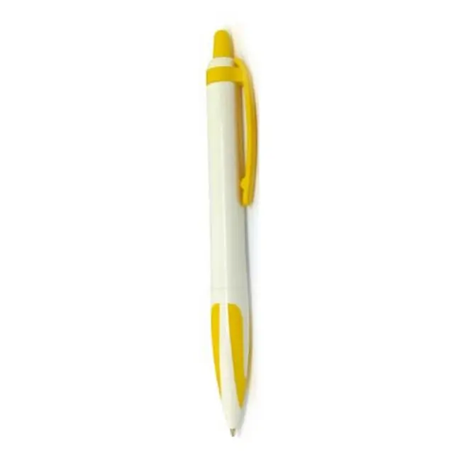Ручка пластиковая Желтый Белый 14052-01