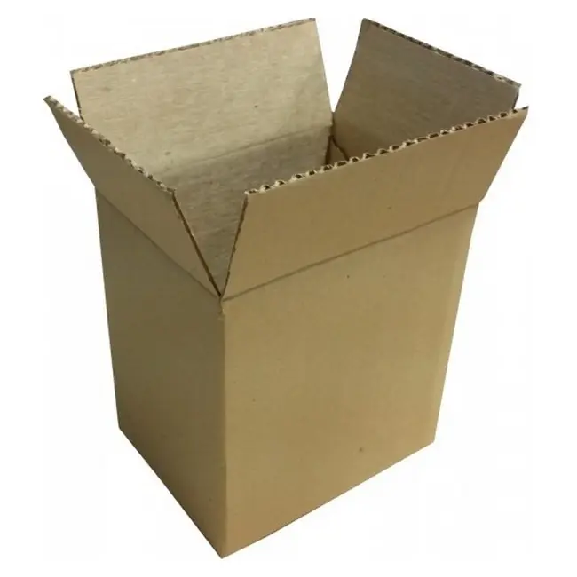 Коробка картонная Четырехклапанная 185х140х190 мм бурая Коричневый 10136-01