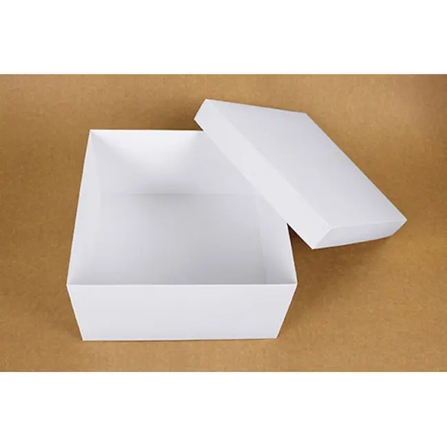 Коробка картонна Самозбірна 280х280х150 мм біла Белый 13936-01