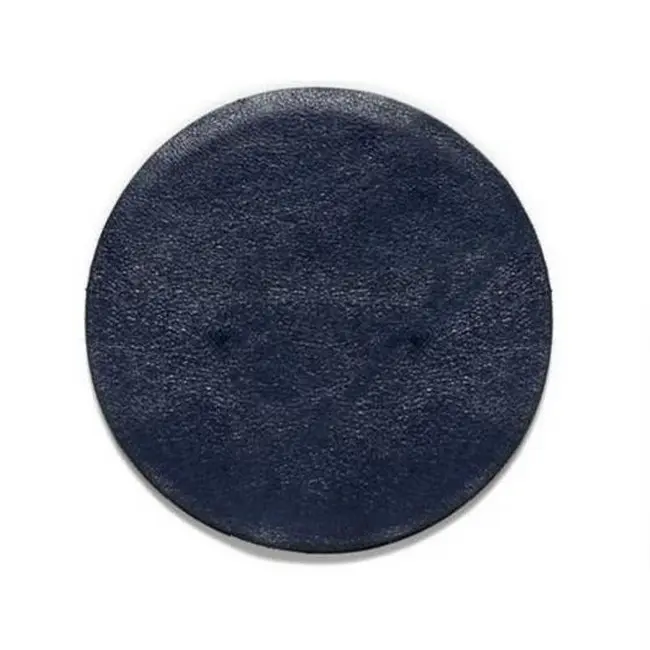 Підставка під чашку Коло шкіра Синий 7116-01
