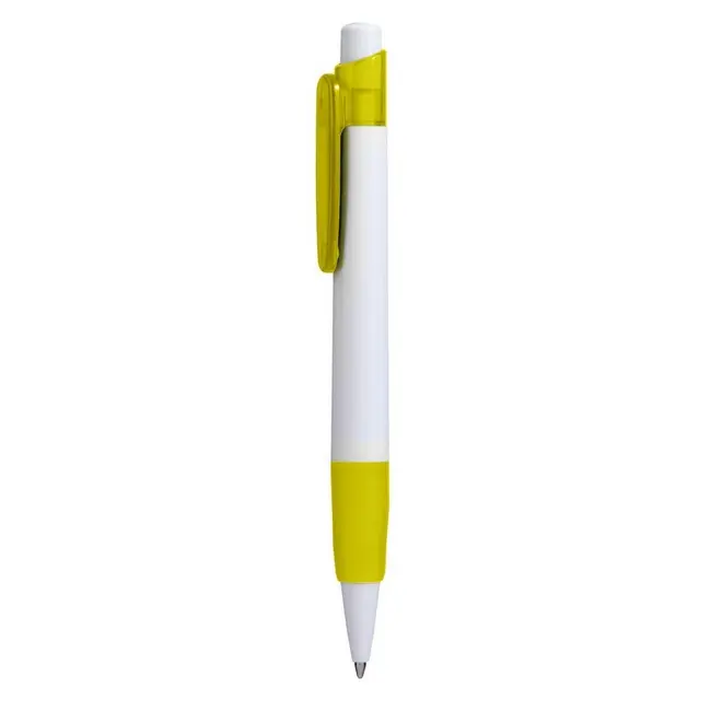 Ручка пластикова Белый Желтый 7236-01
