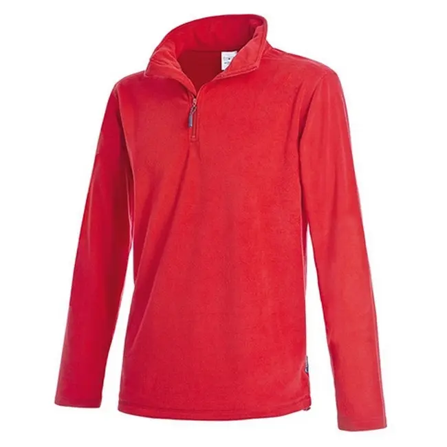 Пуловер флисовый 'Stedman' 'Active Fleece Half-Zip' мужской Красный 8957-03