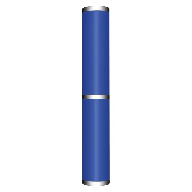 Тубус металевий для ручок Синий Серебристый 11916-02