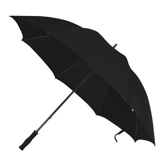 Зонт трость штормовой большой и прочный Черный 4608-01