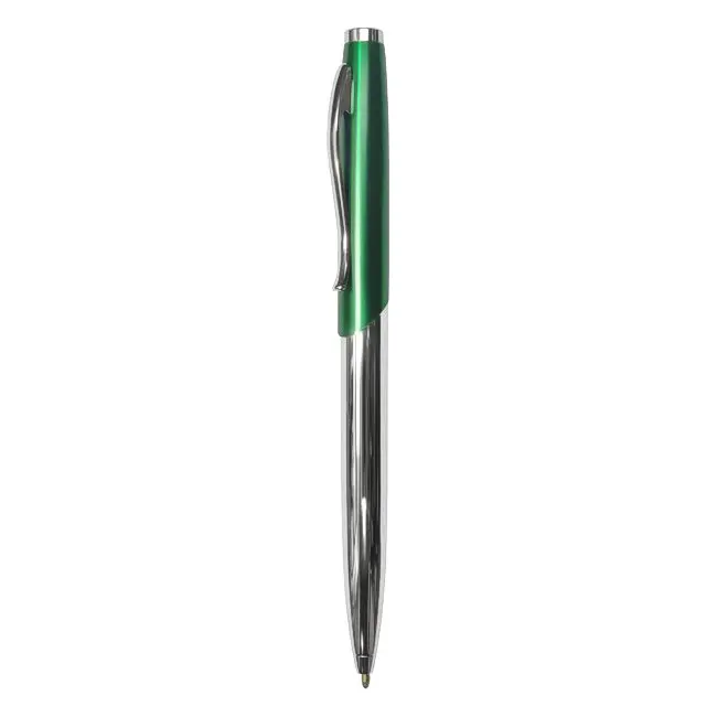 Ручка металлическая Серебристый Зеленый 3915-01