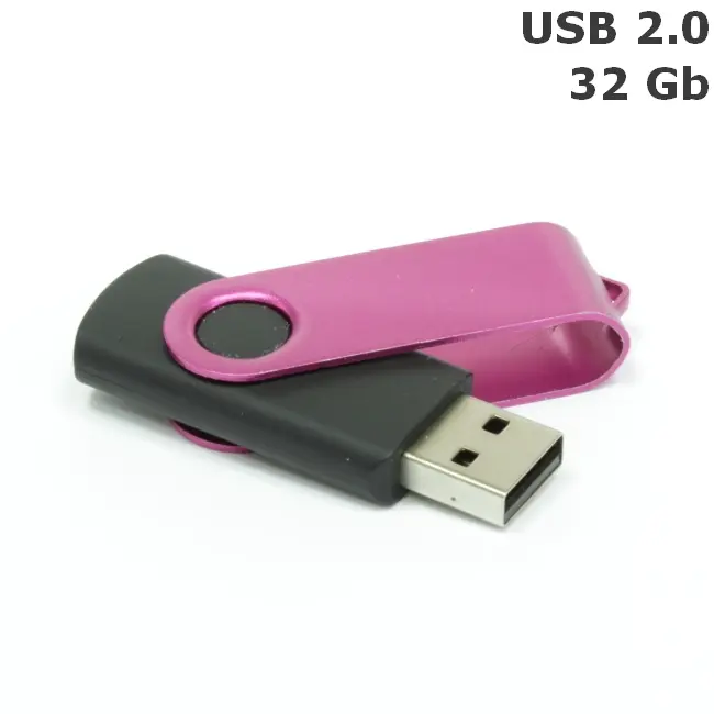 Флешка 'Twister' 32 Gb USB 2.0 Розовый Черный 8692-72