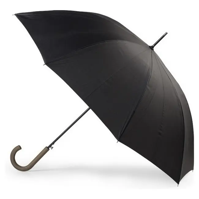 Зонт трость автоматический Черный 1858-01
