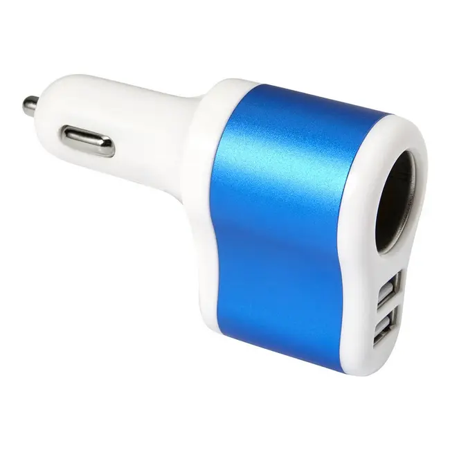 Адаптер живлення 2 USB порту Белый Синий 13092-02