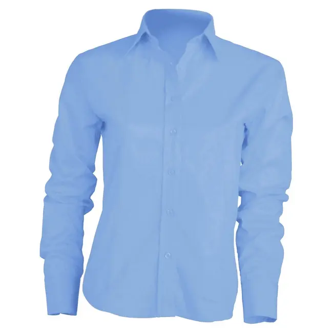 Рубашка 'JHK' 'CASUAL & BUSINESS SHIRT LADY' OXFORD LIGHT BLUE Голубой 1617-01