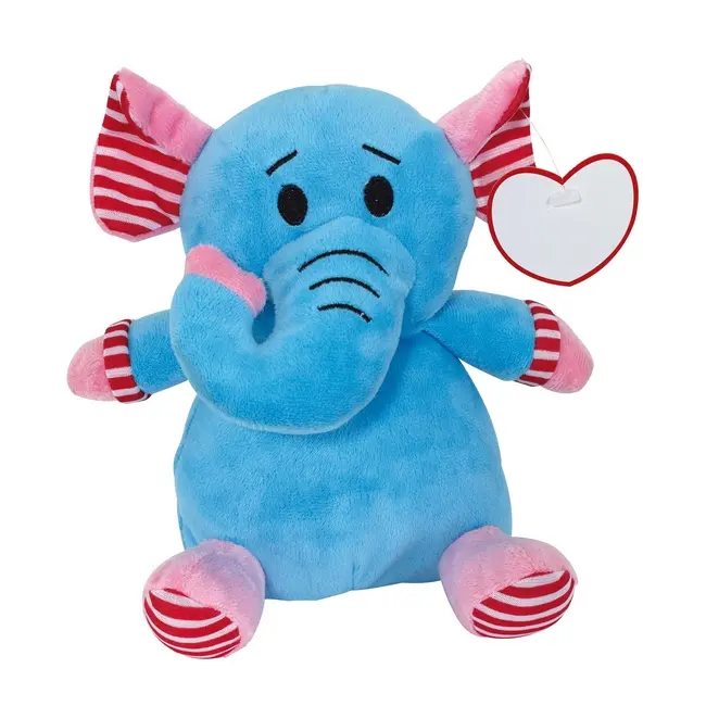 Іграшка плюшевий слон Розовый Голубой Красный 2462-01