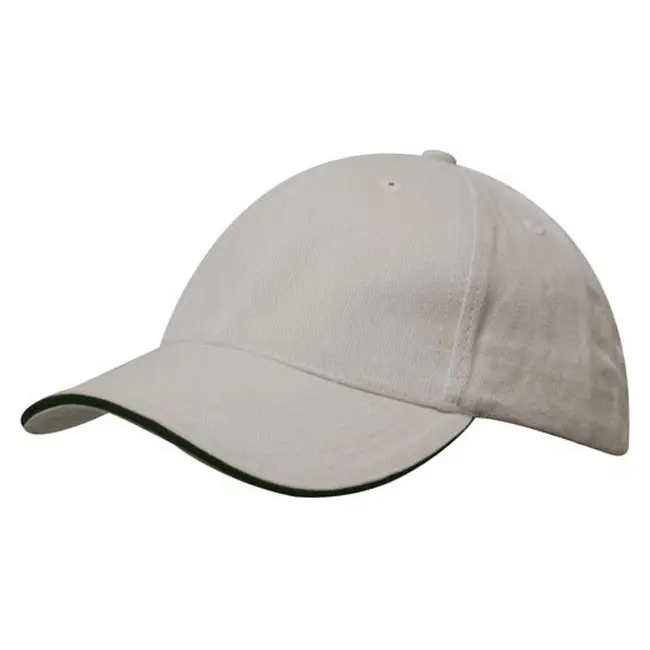 Кепка 'HeadWear' 'Brushed Cotton Cap with Trim' Stone-Navy Серый Темно-синий 6949-17