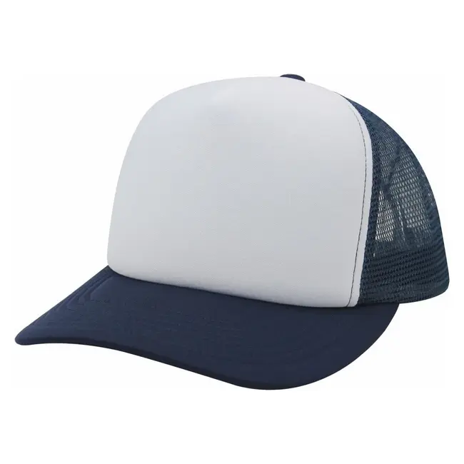 Кепка 5 панелей 'Floyd' 'Fanky2' пластикова застібка Темно-синий 15898-09