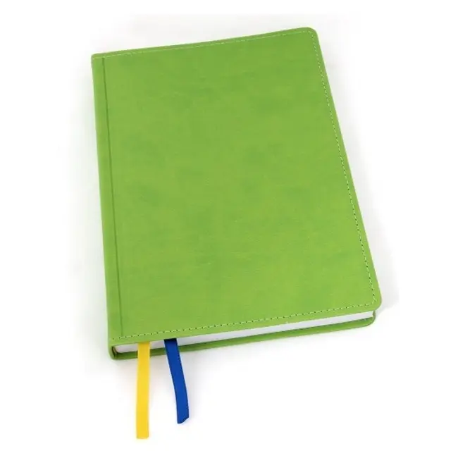 Ежедневник датированный А5 белый блок Зеленый 12238-05