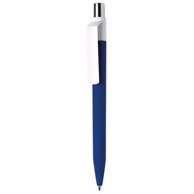 Ручка пластиковая Soft touch Синий Серебристый 14142-02