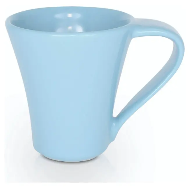 Чашка керамічна Flores 200 мл Голубой 1757-09