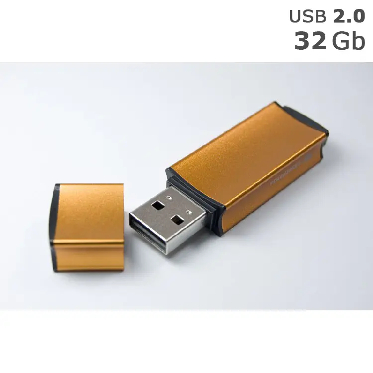 Флешка 'GoodRAM' 'EDGE' под логотип 32 Gb USB 2.0 оранжевая