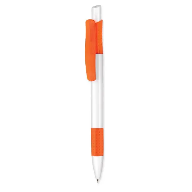 Ручка пластиковая Оранжевый Белый 5668-04