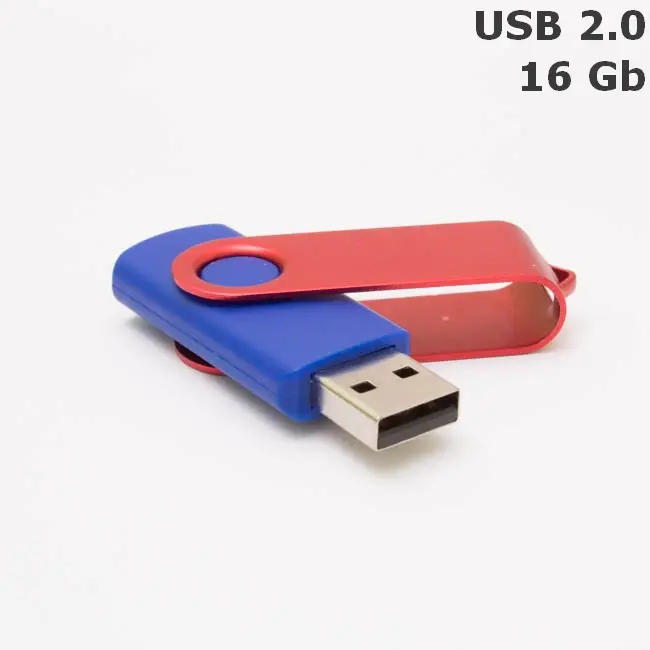 Флешка 'Twister' 16 Gb USB 2.0 Красный Синий 3675-124