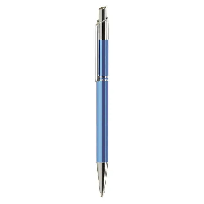 Ручка металева Серебристый Голубой 5671-02