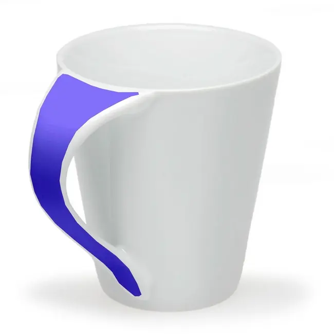Чашка керамическая Синий Белый 1340-01