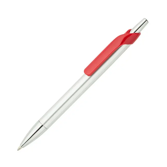 Ручка пластикова Серебристый Красный 7279-07